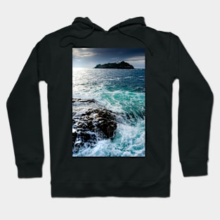 Godrevy Rocks Cornwall Hoodie